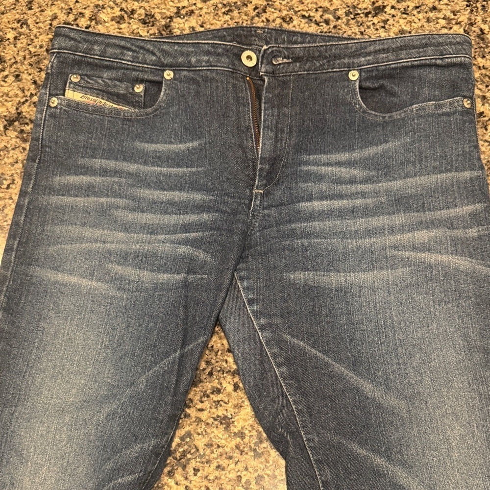 Vintage Diesel Blue Denim Jeans Size 30 - Picture 2 of 8